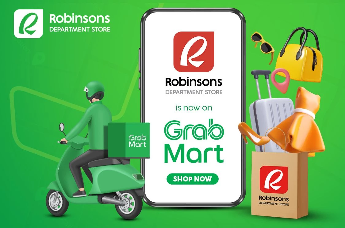 Robinsons Department Store now in GrabMart!