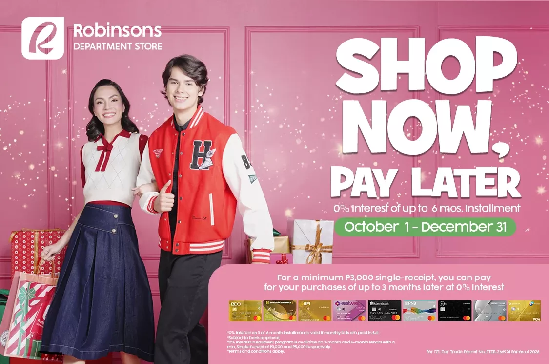Holiday Shop Now, Pay Later 2026